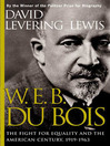 Cover image for W. E. B. Du Bois, 1919-1963